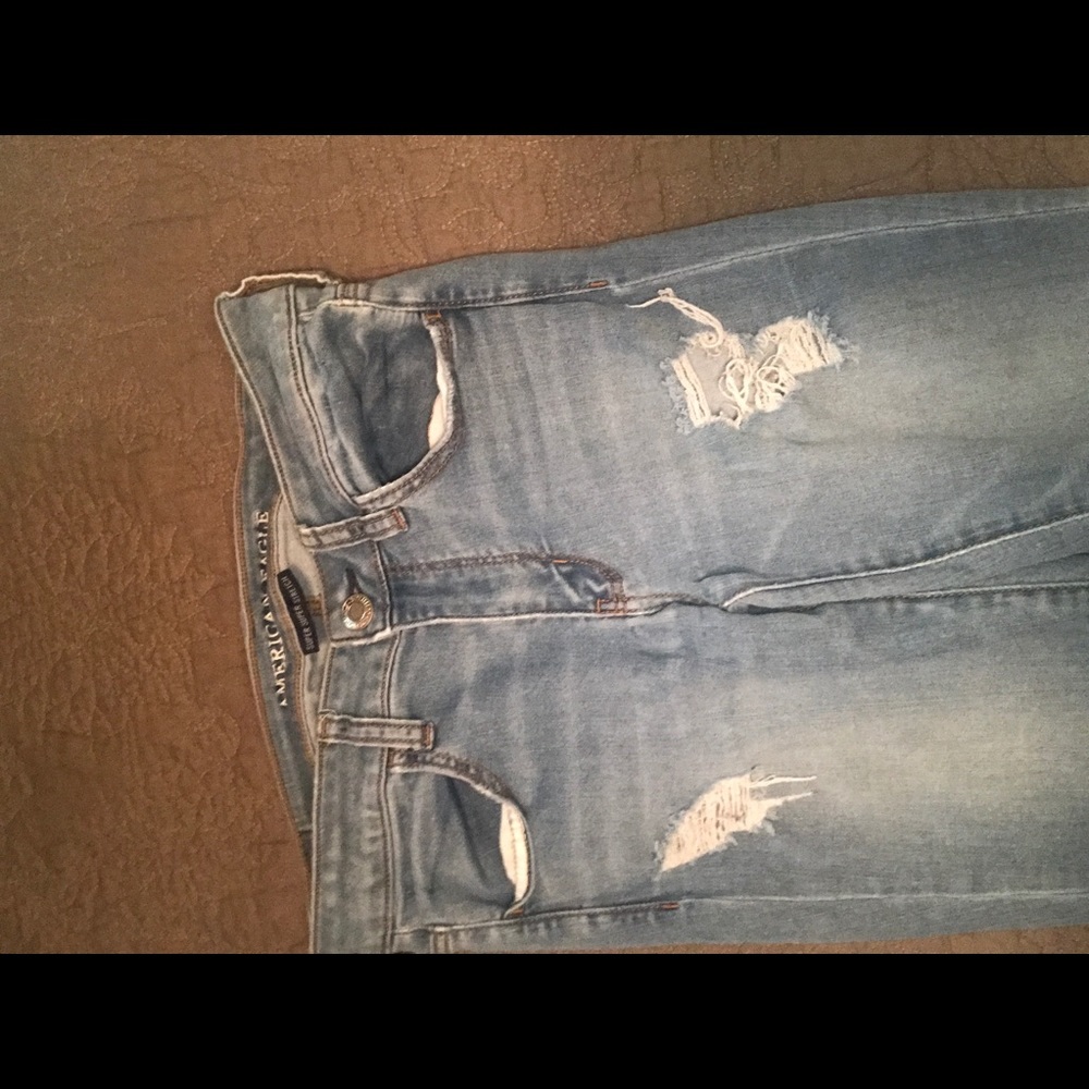 American Eagle super super stretch 2 of 4